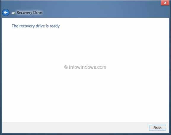 如何在 Windows 8/8.1 中创建恢复驱动器(U 盘)-第8张图片-致知笔记 如何在 Windows 8/8.1 中创建恢复驱动器(U 盘)-第8张图片-致知笔记
