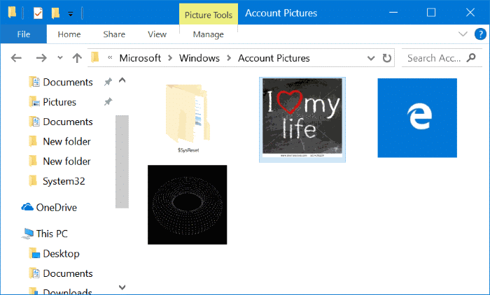 如何删除 Windows 10 中旧的用户账户头像图片-第2张图片-致知笔记 如何删除 Windows 10 中旧的用户账户头像图片-第2张图片-致知笔记