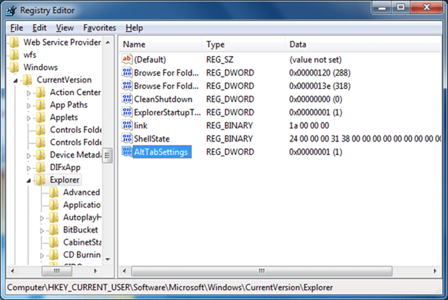 如何关闭 Windows 7 的 Alt+Tab 窗口预览缩略图-第8张图片-致知笔记 如何关闭 Windows 7 的 Alt+Tab 窗口预览缩略图-第8张图片-致知笔记