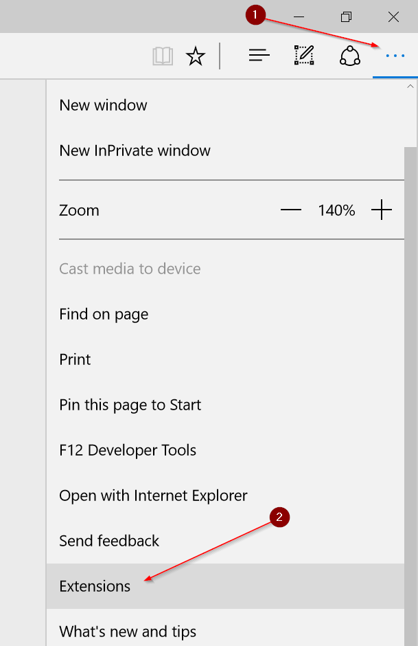 如何在 Windows 10 中禁用和卸载 Edge 浏览器扩展-第4张图片-致知笔记 如何在 Windows 10 中禁用和卸载 Edge 浏览器扩展-第4张图片-致知笔记