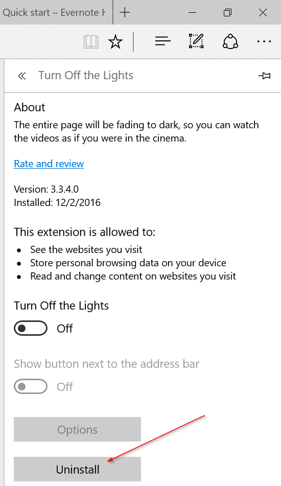 如何在 Windows 10 中禁用和卸载 Edge 浏览器扩展-第6张图片-致知笔记 如何在 Windows 10 中禁用和卸载 Edge 浏览器扩展-第6张图片-致知笔记