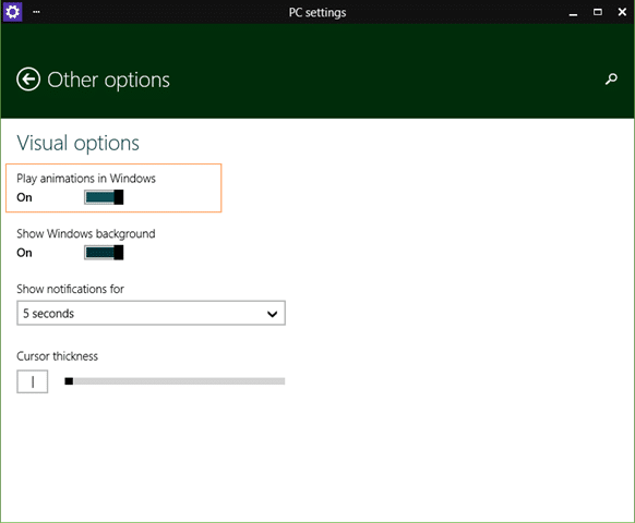 如何在 Windows 10 中关闭最小化和最大化窗口时的动画效果-第8张图片-致知笔记 如何在 Windows 10 中关闭最小化和最大化窗口时的动画效果-第8张图片-致知笔记
