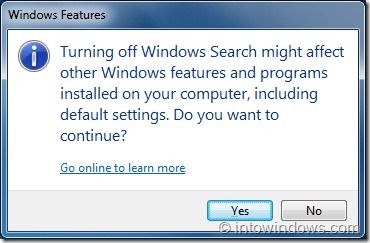 Windows 7 如何关闭 Windows Search 搜索功能-第4张图片-致知笔记