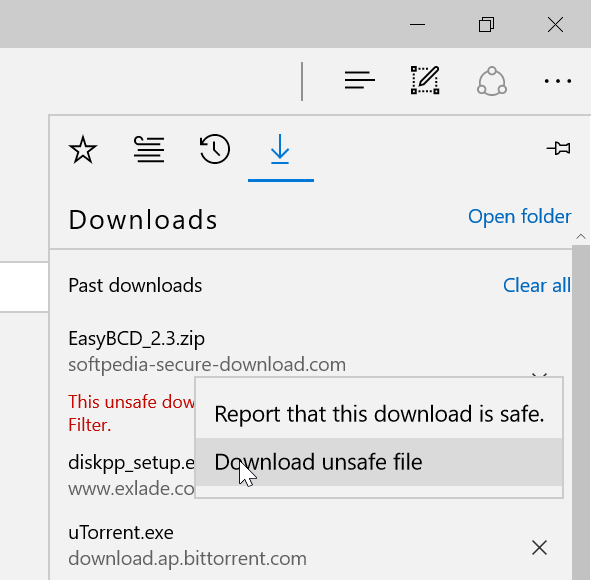 Windows 10 中如何下载被 Microsoft Edge 拦截的文件-第4张图片-致知笔记