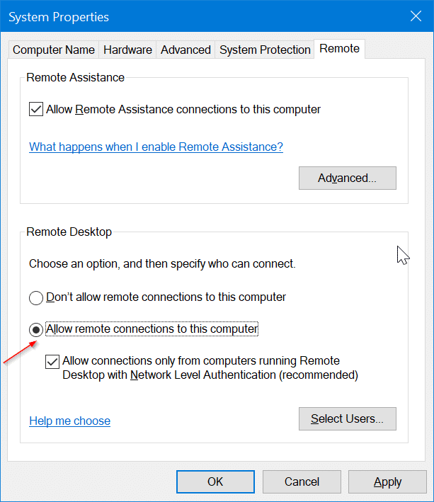 Windows 10 如何开启或关闭远程桌面(2 种方法)-第5张图片-致知笔记 Windows 10 如何开启或关闭远程桌面(2 种方法)-第5张图片-致知笔记