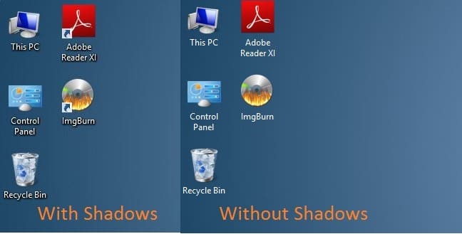 如何开启或关闭 Windows 10/8/7 桌面图标文字阴影-第1张图片-致知笔记 如何开启或关闭 Windows 10/8/7 桌面图标文字阴影-第1张图片-致知笔记