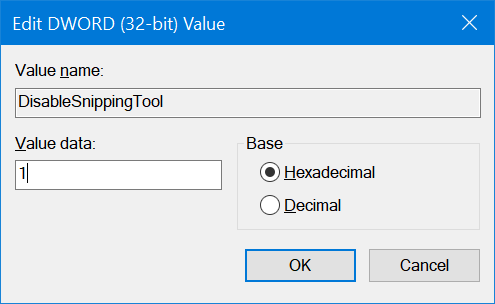 Windows 10 如何启用或禁用截图工具（组策略和注册表两种方法）-第9张图片-致知笔记