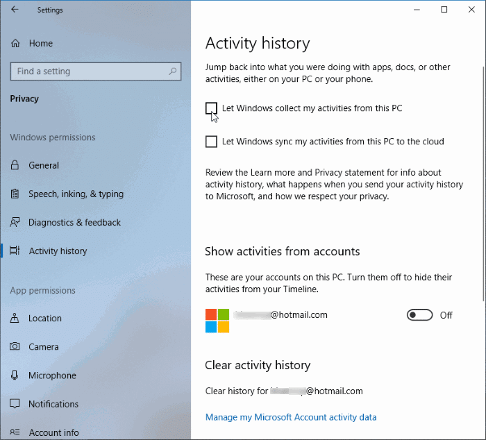 如何在 Windows 10 中开启或关闭时间线(Timeline)功能-第3张图片-致知笔记 如何在 Windows 10 中开启或关闭时间线(Timeline)功能-第3张图片-致知笔记