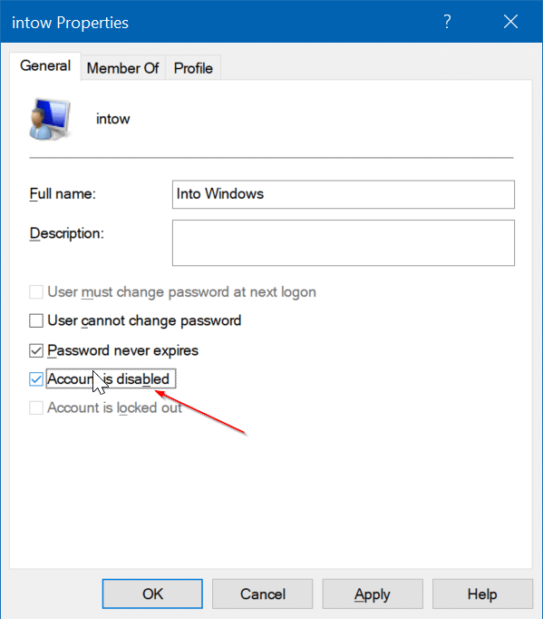 Windows 10 如何启用或禁用用户账户-第5张图片-致知笔记 Windows 10 如何启用或禁用用户账户-第5张图片-致知笔记