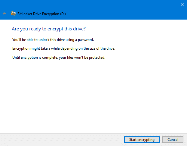 如何在 Windows 10 中使用 BitLocker 加密 SD 卡-第6张图片-致知笔记 如何在 Windows 10 中使用 BitLocker 加密 SD 卡-第6张图片-致知笔记