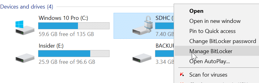 如何在 Windows 10 中使用 BitLocker 加密 SD 卡-第8张图片-致知笔记 如何在 Windows 10 中使用 BitLocker 加密 SD 卡-第8张图片-致知笔记