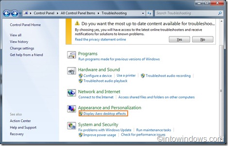 如何使用 Aero 疑难解答修复 Windows 7 的 Aero 显示问题-第1张图片-致知笔记 如何使用 Aero 疑难解答修复 Windows 7 的 Aero 显示问题-第1张图片-致知笔记