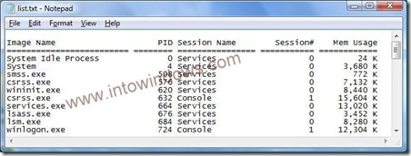 如何在 Windows 中把正在运行的进程列表导出为文本文件-第1张图片-致知笔记 如何在 Windows 中把正在运行的进程列表导出为文本文件-第1张图片-致知笔记