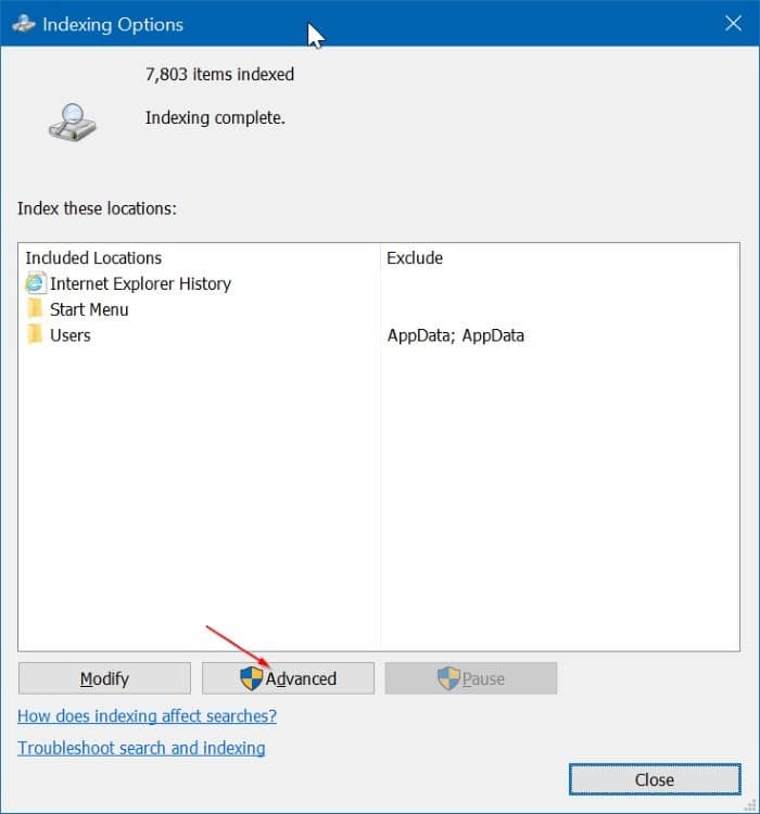 如何在 Windows 10 中隐藏特定文件类型的搜索结果-第3张图片-致知笔记 如何在 Windows 10 中隐藏特定文件类型的搜索结果-第3张图片-致知笔记