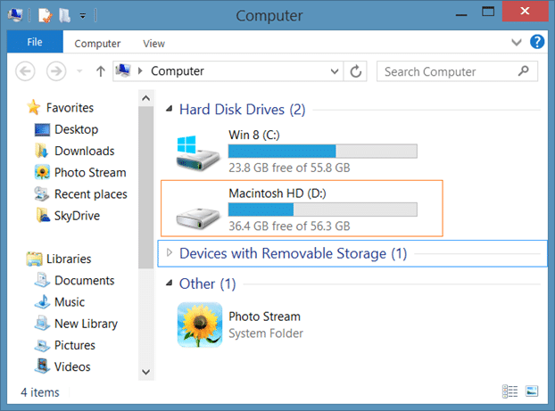 如何在 Windows 中隐藏 Macintosh HD 磁盘分区-第1张图片-致知笔记 如何在 Windows 中隐藏 Macintosh HD 磁盘分区-第1张图片-致知笔记