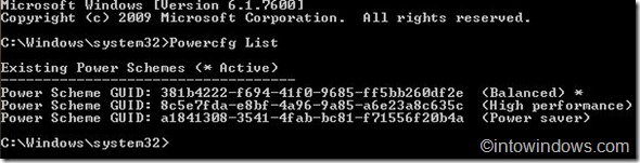 Windows 7 如何导出和导入电源计划(方案)-第2张图片-致知笔记 Windows 7 如何导出和导入电源计划(方案)-第2张图片-致知笔记
