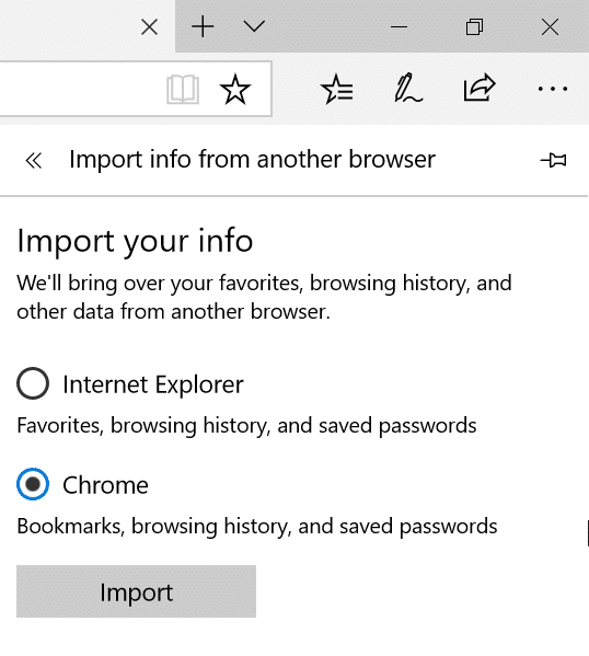 如何在 Windows 10 中把 Chrome 保存的密码导入 Edge 浏览器-第4张图片-致知笔记 如何在 Windows 10 中把 Chrome 保存的密码导入 Edge 浏览器-第4张图片-致知笔记