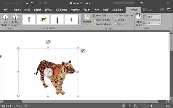 如何在 Word 和 PowerPoint 中插入 3D 模型-第1张图片-致知笔记 如何在 Word 和 PowerPoint 中插入 3D 模型-第1张图片-致知笔记