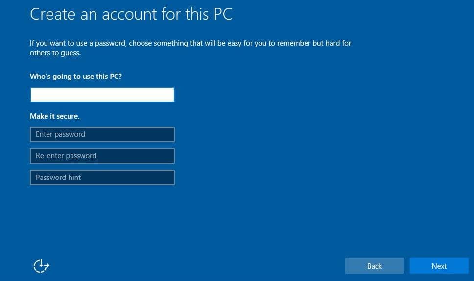 如何不使用 Microsoft 账户安装并使用 Windows 10-第2张图片-致知笔记 如何不使用 Microsoft 账户安装并使用 Windows 10-第2张图片-致知笔记