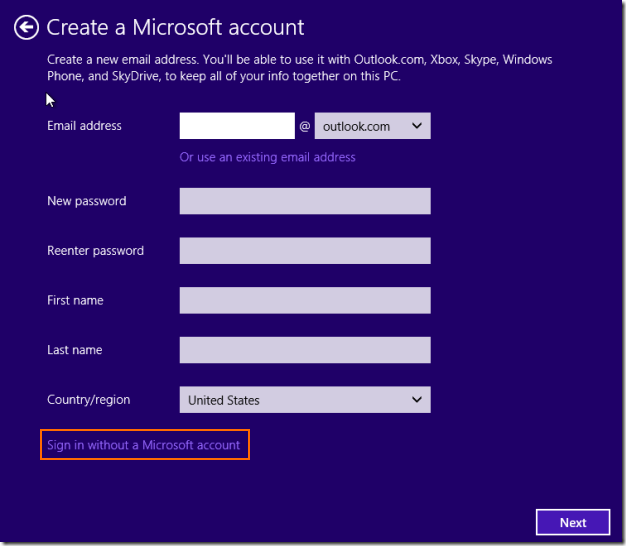 如何不用微软账户安装 Windows 8.1(使用本地账户)-第2张图片-致知笔记 如何不用微软账户安装 Windows 8.1(使用本地账户)-第2张图片-致知笔记