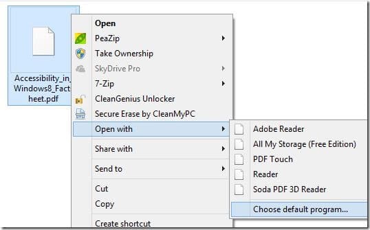 如何在 Windows 8 中将 Adobe Reader 设为默认 PDF 阅读器-第2张图片-致知笔记 如何在 Windows 8 中将 Adobe Reader 设为默认 PDF 阅读器-第2张图片-致知笔记