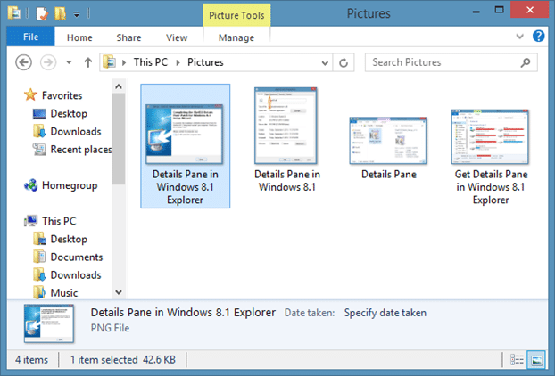 如何把 Windows 8.1 资源管理器的详细信息窗格移到底部-第2张图片-致知笔记