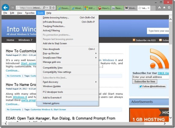 如何让 Windows 8 中的链接始终在桌面版 Internet Explorer 中打开-第1张图片-致知笔记 如何让 Windows 8 中的链接始终在桌面版 Internet Explorer 中打开-第1张图片-致知笔记