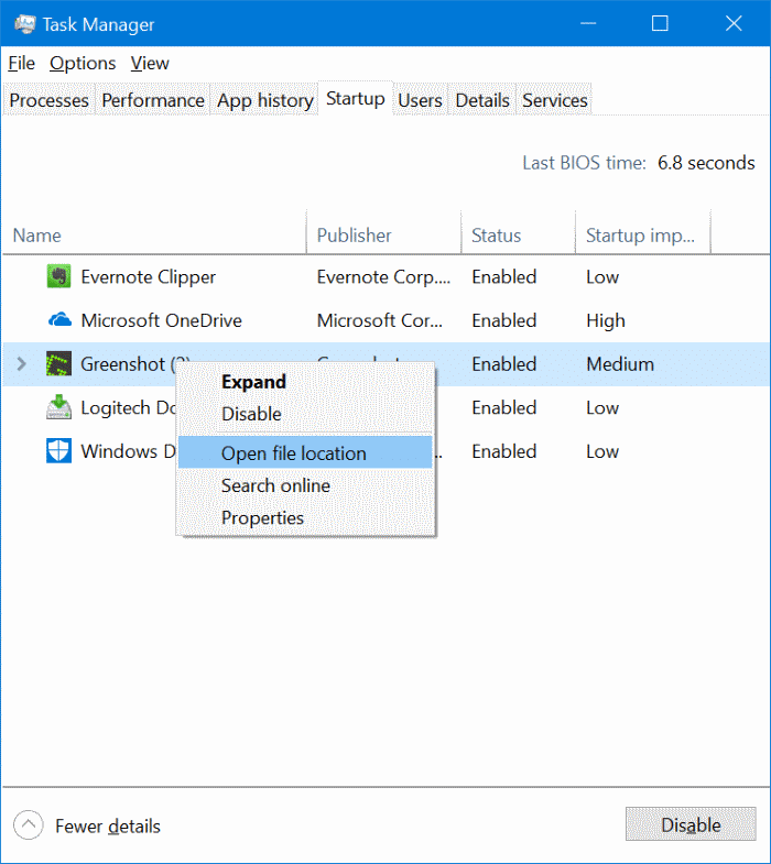 如何在 Windows 10 中查看启动程序的位置-第1张图片-致知笔记 如何在 Windows 10 中查看启动程序的位置-第1张图片-致知笔记