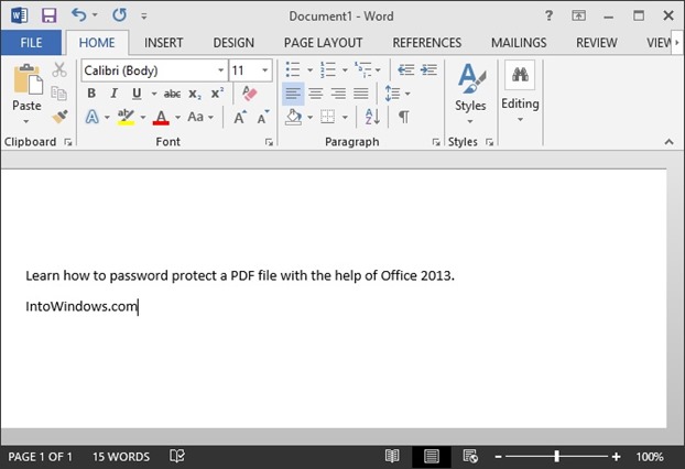 如何用 Office 2013/2016 给 PDF 文件设置密码保护-第2张图片-致知笔记 如何用 Office 2013/2016 给 PDF 文件设置密码保护-第2张图片-致知笔记
