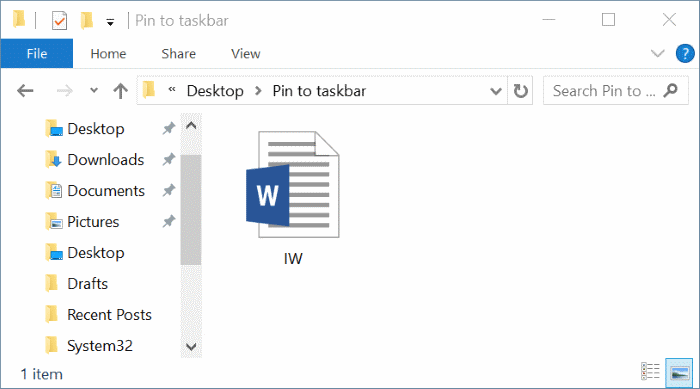 Windows 10 如何把任意文件固定到任务栏-第2张图片-致知笔记 Windows 10 如何把任意文件固定到任务栏-第2张图片-致知笔记