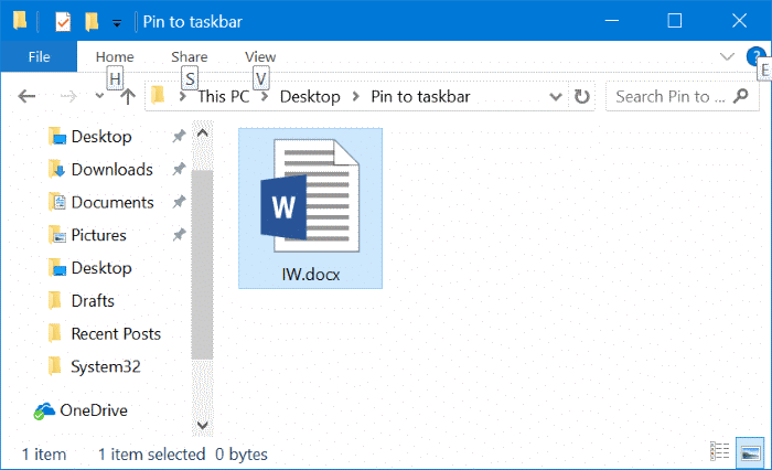 Windows 10 如何把任意文件固定到任务栏-第7张图片-致知笔记 Windows 10 如何把任意文件固定到任务栏-第7张图片-致知笔记