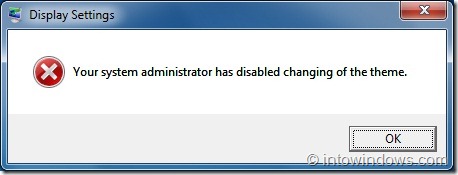 如何在 Windows 7 中禁止用户更改主题（组策略与注册表两种方法）-第14张图片-致知笔记