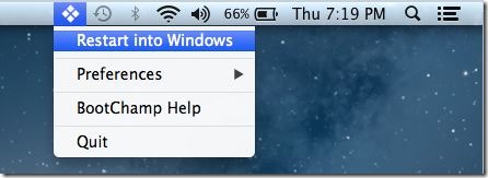 如何从 Mac OS X 快速重启进入 Windows 系统-第1张图片-致知笔记
