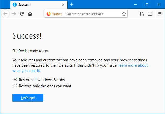 如何刷新(重置)Firefox 浏览器修复各种问题-第5张图片-致知笔记 如何刷新(重置)Firefox 浏览器修复各种问题-第5张图片-致知笔记