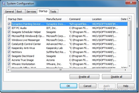 如何在 Windows 7 中移除开机自启动程序,加快启动速度-第2张图片-致知笔记 如何在 Windows 7 中移除开机自启动程序,加快启动速度-第2张图片-致知笔记