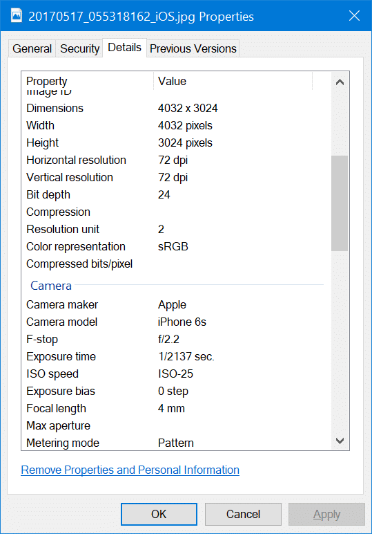 如何在 Windows 10 中删除照片里的个人信息(属性与位置数据)-第1张图片-致知笔记 如何在 Windows 10 中删除照片里的个人信息(属性与位置数据)-第1张图片-致知笔记