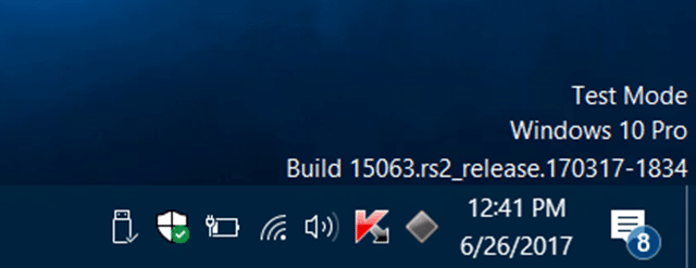 如何去除 Windows 10 桌面右下角的测试模式水印-第1张图片-致知笔记 如何去除 Windows 10 桌面右下角的测试模式水印-第1张图片-致知笔记
