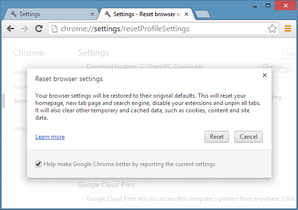 如何重置 Google Chrome 浏览器设置(2 种方法)-第10张图片-致知笔记 如何重置 Google Chrome 浏览器设置(2 种方法)-第10张图片-致知笔记