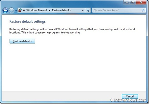 如何将 Windows 7 防火墙恢复为默认设置-第7张图片-致知笔记