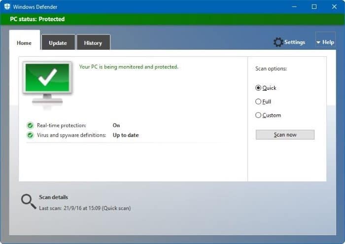 如何在 Windows 10 中为 Windows Defender 安排计划扫描-第1张图片-致知笔记
