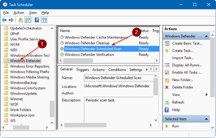 如何在 Windows 10 中为 Windows Defender 安排计划扫描-第5张图片-致知笔记