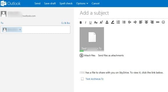Outlook.com 如何发送超过 25 MB 的大附件-第3张图片-致知笔记 Outlook.com 如何发送超过 25 MB 的大附件-第3张图片-致知笔记