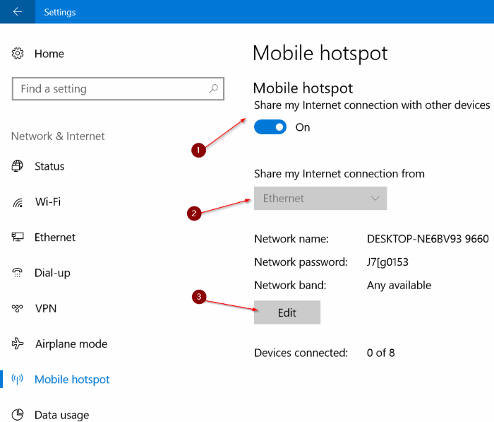 如何在 Windows 10 中将以太网连接通过 Wi-Fi 共享给其他设备-第2张图片-致知笔记