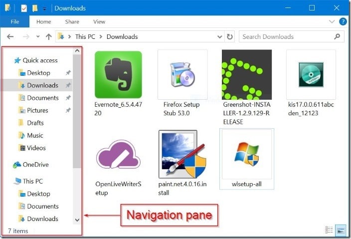如何在 Windows 10 中显示或隐藏文件资源管理器导航窗格-第1张图片-致知笔记 如何在 Windows 10 中显示或隐藏文件资源管理器导航窗格-第1张图片-致知笔记