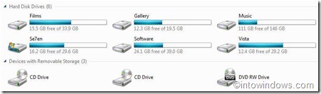 如何在 Windows 7 和 Vista 中显示或隐藏磁盘盘符-第2张图片-致知笔记