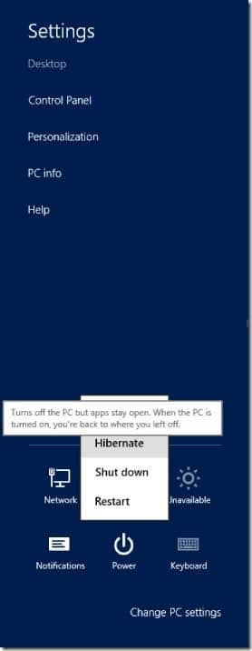 Windows 8 怎么关机?4 种关机、重启、休眠方法-第3张图片-致知笔记 Windows 8 怎么关机?4 种关机、重启、休眠方法-第3张图片-致知笔记