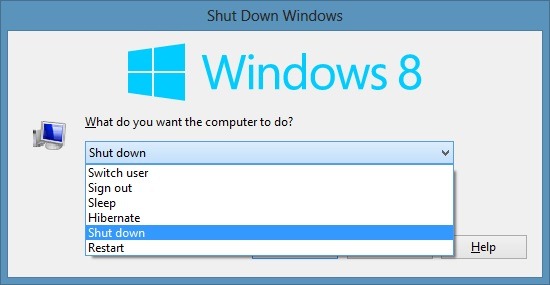Windows 8 怎么关机?4 种关机、重启、休眠方法-第6张图片-致知笔记 Windows 8 怎么关机?4 种关机、重启、休眠方法-第6张图片-致知笔记
