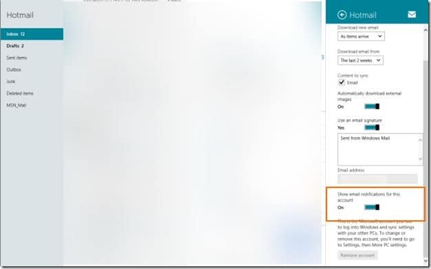 如何在 Windows 8 邮件应用中开启新邮件通知-第13张图片-致知笔记 如何在 Windows 8 邮件应用中开启新邮件通知-第13张图片-致知笔记