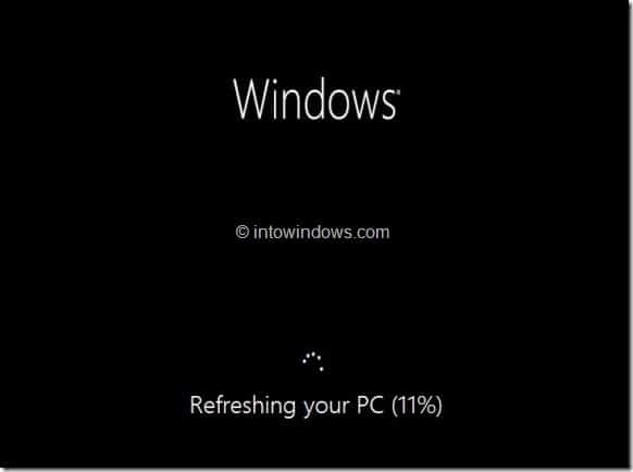 Win8 刷新电脑(Refresh PC)功能怎么用?一键重装系统不丢文件-第8张图片-致知笔记 Win8 刷新电脑(Refresh PC)功能怎么用?一键重装系统不丢文件-第8张图片-致知笔记