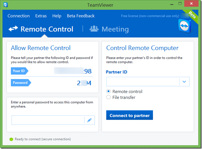 如何免安装使用 TeamViewer 进行远程连接-第1张图片-致知笔记